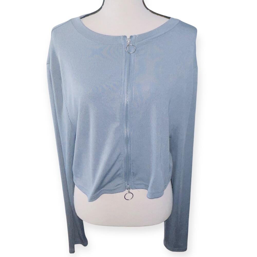 Blue-Grey Long Sleeve Shirt